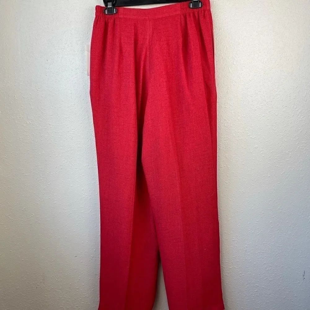NWT Sag Harbor Red Matching Dress Jacket & Slacks - Picture 14 of 14